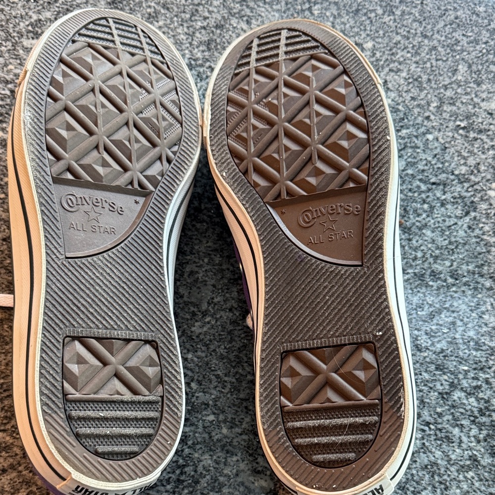 Converse All Star Violet Canvas Shoes - Picture 4 of 4